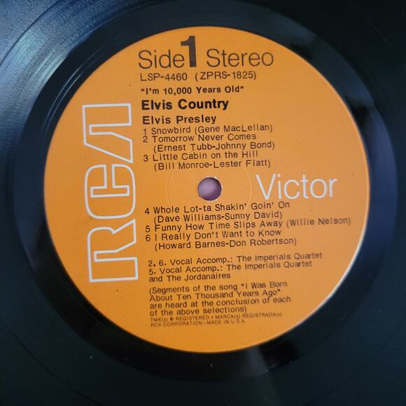 Elvis Presley – Elvis Country (I’m 10,000 Years Old) Vinyl LP – 1971 RCA - Picture 2 of 6